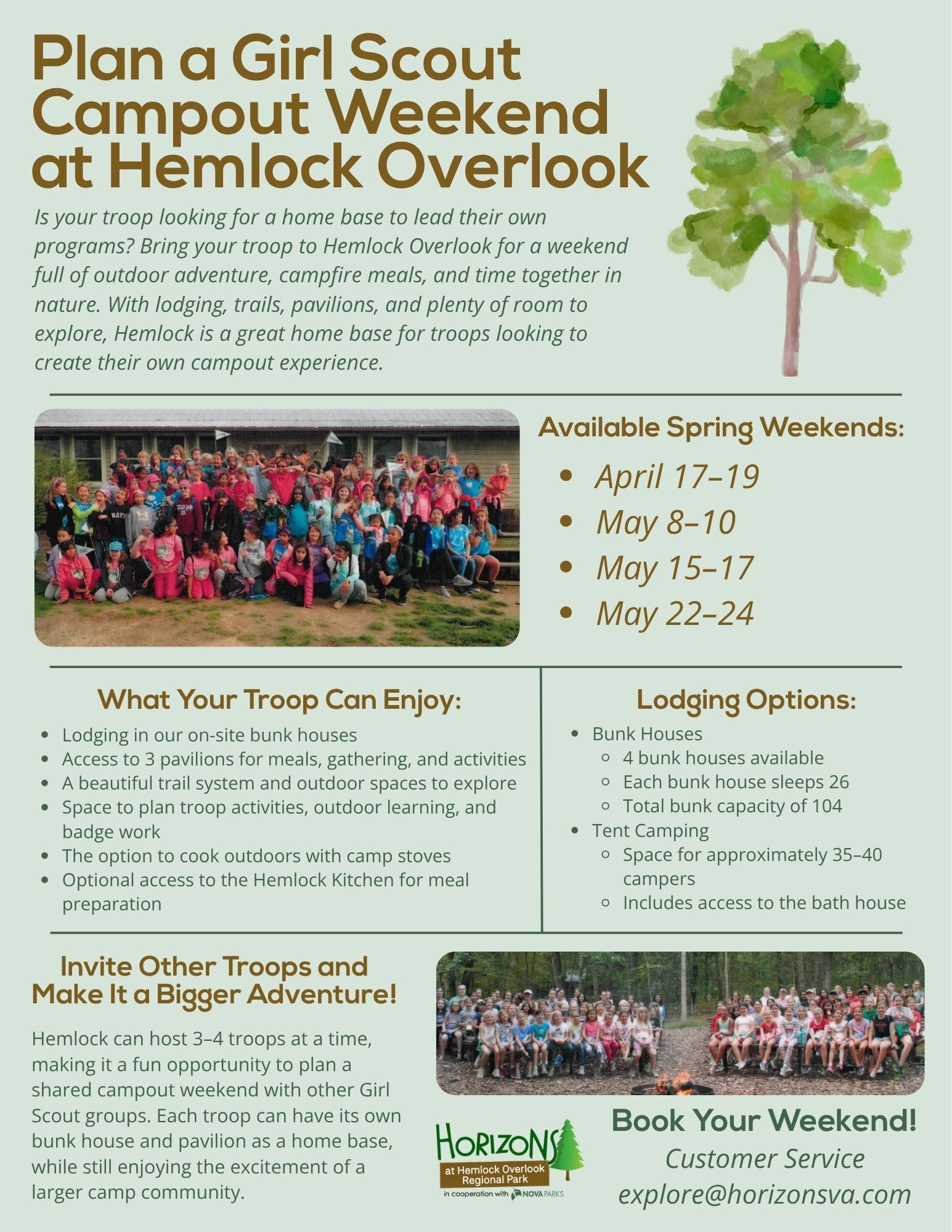 Hemlock Girl Scout Flyer